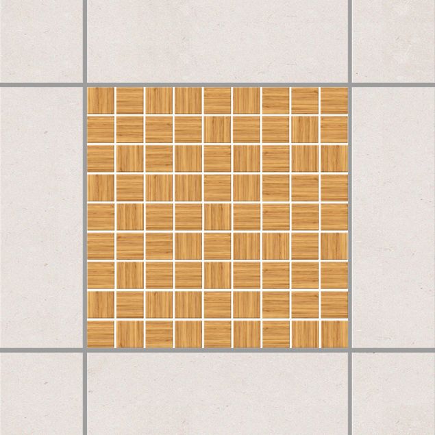 Adesivo per piastrelle - Mosaic Tiles Imitation wood white fir 15cm x 15cm
