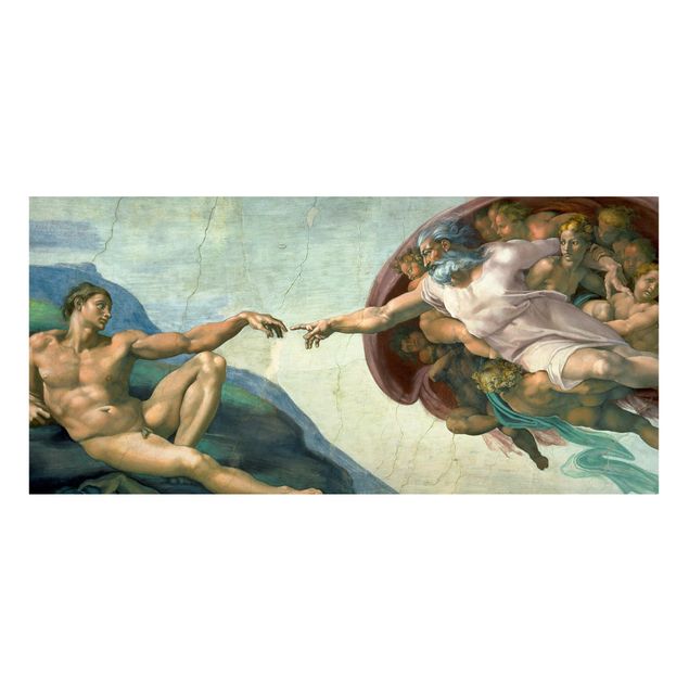 Lavagna magnetica - Michelangelo - Cappella Sistina - Panorama formato orizzontale