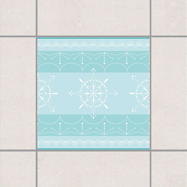 Adesivo per piastrelle - Nordic Design Mint 15cm x 15cm