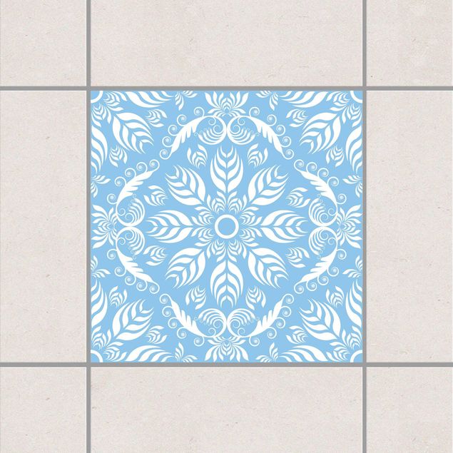 Adesivo per piastrelle - Rosamunde Light Blue 25cm x 20cm