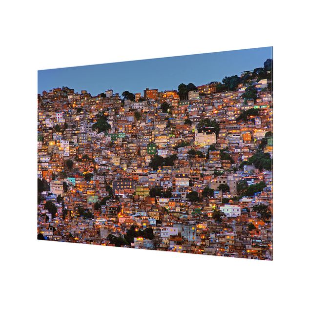 Paraschizzi in vetro - Rio De Janeiro Favela Sunset