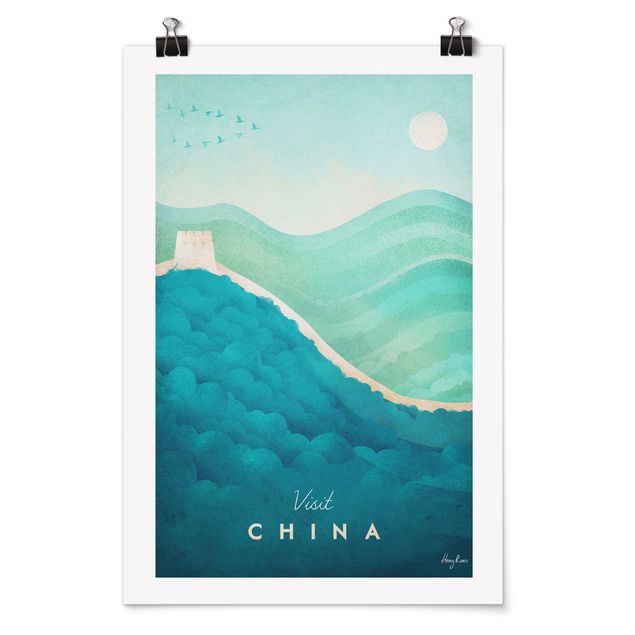 Poster - Poster di viaggio - Cina - Verticale 3:2