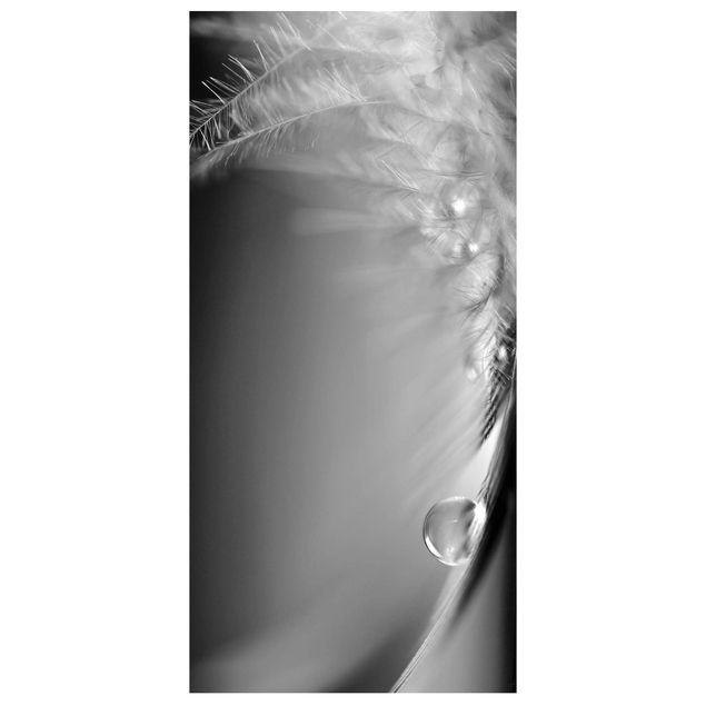 Tenda a pannello - Story Of A Water Drop Black White - 250x120cm