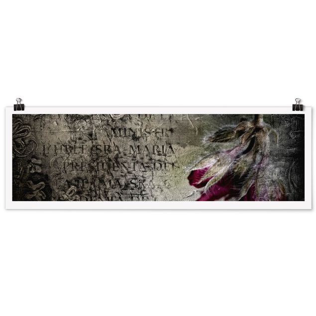 Poster - Mystic Flower - Panorama formato orizzontale