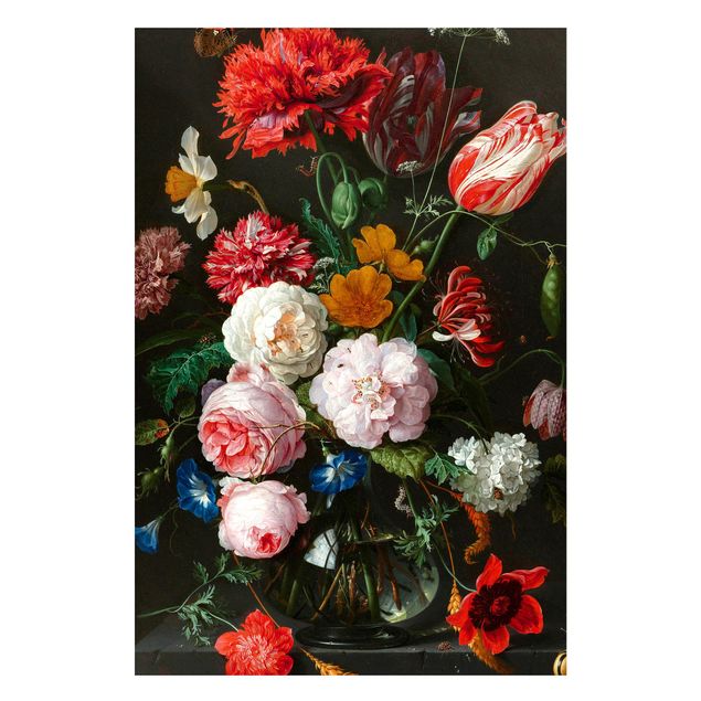 Lavagna magnetica per ufficio Jan Davidsz De Heem - Natura morta con fiori in un vaso di vetro