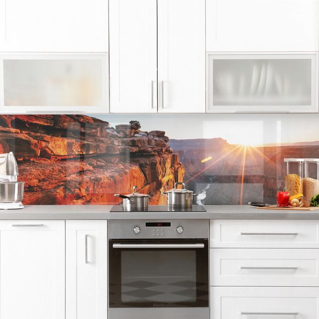 rivestimento adesivo cucina Sole nel Grand Canyon