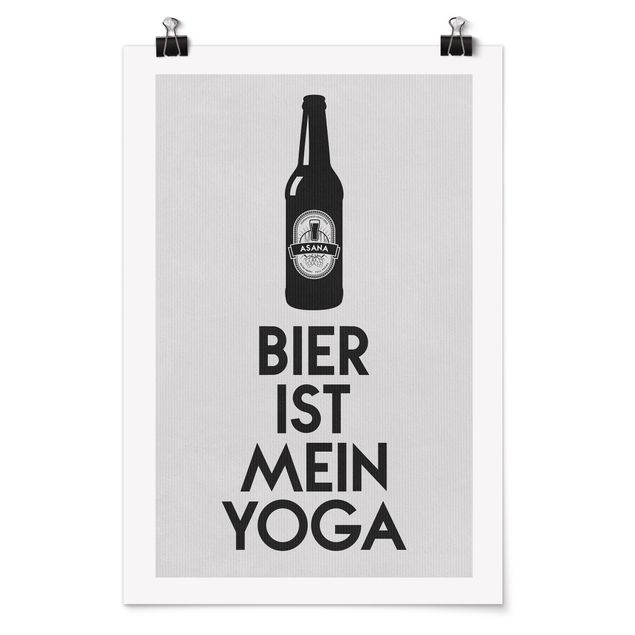 Poster - La birra è il mio yoga - Verticale 3:2