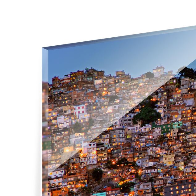 Paraschizzi in vetro - Rio De Janeiro Favela Sunset