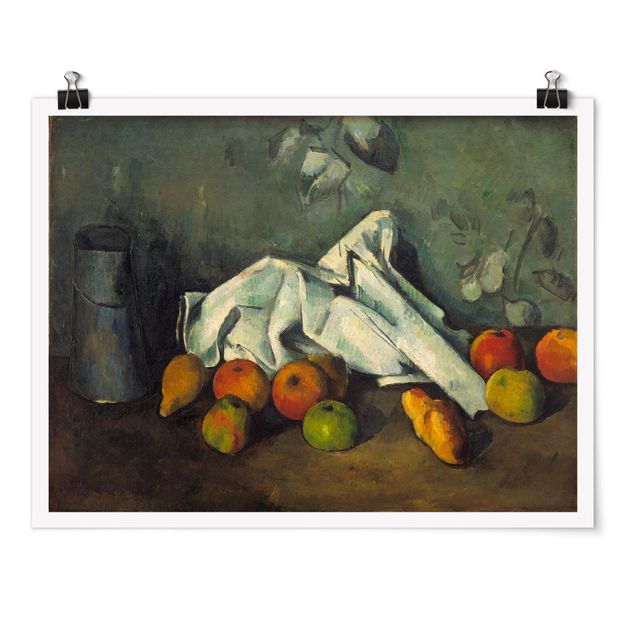 Poster - Paul Cézanne - Latte Can E Apple - Orizzontale 3:4