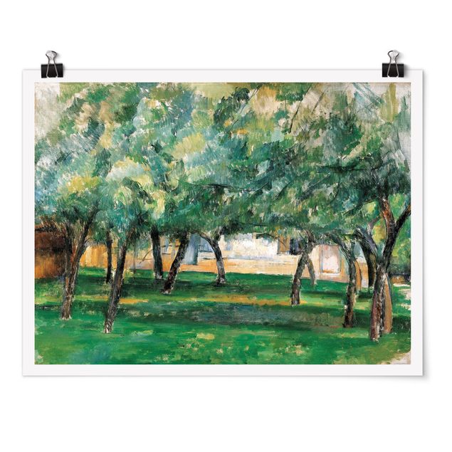 Poster - Paul Cézanne - azienda agricola della Normandia - Orizzontale 3:4