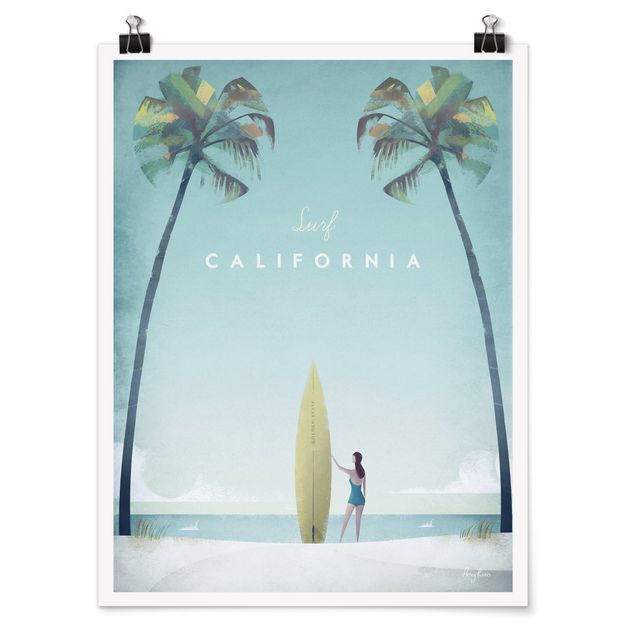 Poster - Poster di viaggio - California - Verticale 4:3