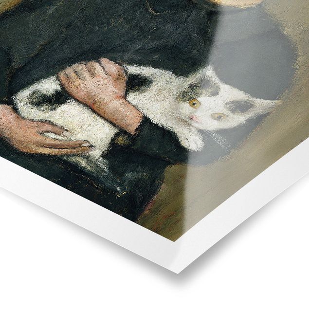 Poster - Paula Modersohn-Becker - Ragazzo con il gatto - Verticale 3:2