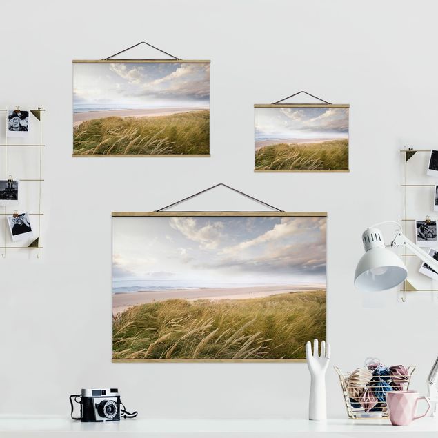 Foto su tessuto da parete con bastone - dune di sogno - Orizzontale 2:3