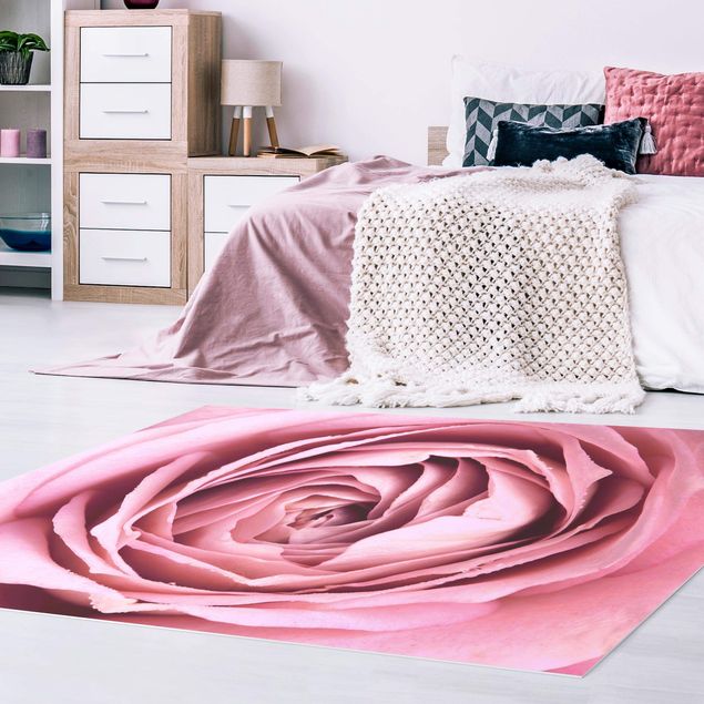 Tappeti bagno moderni Fiore di rosa rosa