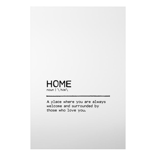 Stampa su alluminio - Definition Home Welcome