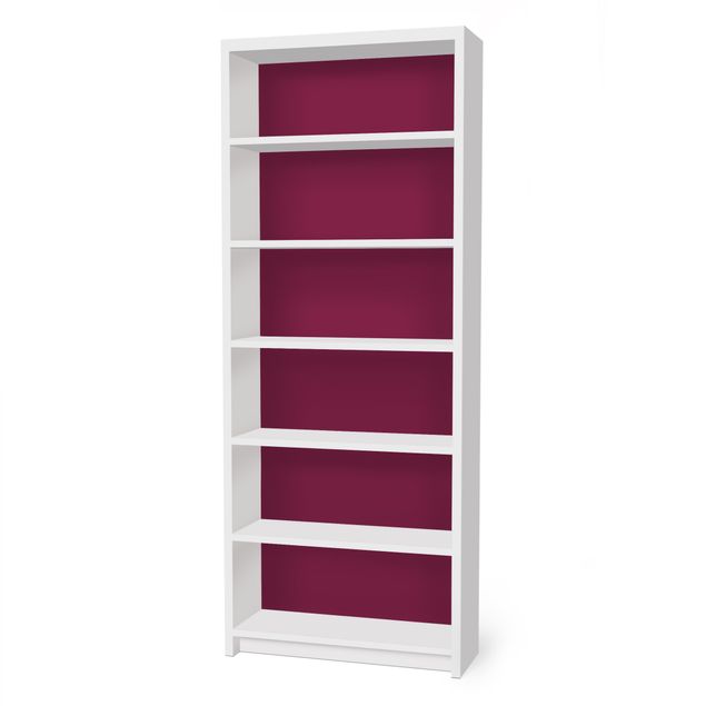 Carta adesiva per mobili IKEA - Billy Libreria - Colour Red Wine