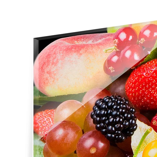 Quadro in vetro - fruit mix - Panoramico
