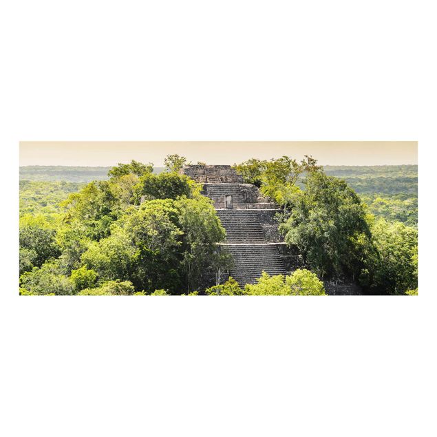 Lavagna magnetica in vetro Piramide di Calakmul