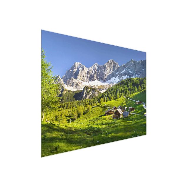 Quadro in vetro - Styria Alpine meadow - Orizzontale 4:3