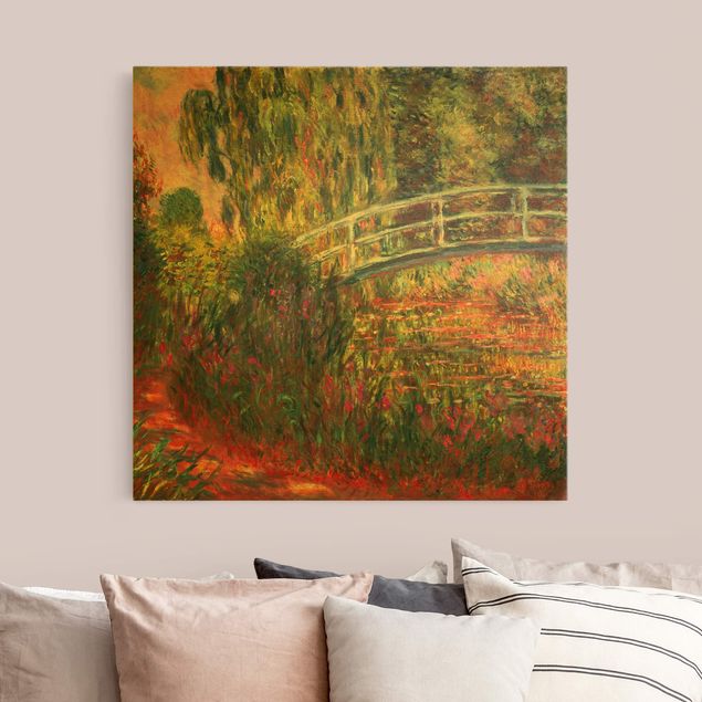Quadri foresta Claude Monet - Ponte giapponese nel giardino di Giverny