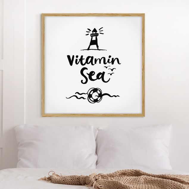Poster con cornice - vitamina Sea