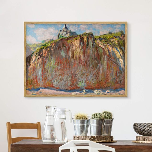 Poster con cornice - Claude Monet - Varengeville Morning Light - Orizzontale 3:4
