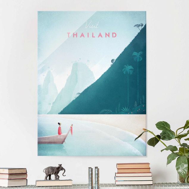 Lavagna magnetica vetro Poster di viaggio - Thailandia