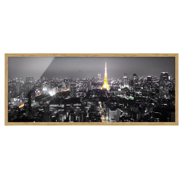 Poster con cornice - Tokyo - Panorama formato orizzontale