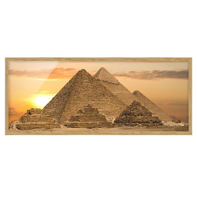 Poster con cornice - Sogno D'Egitto - Panorama formato orizzontale