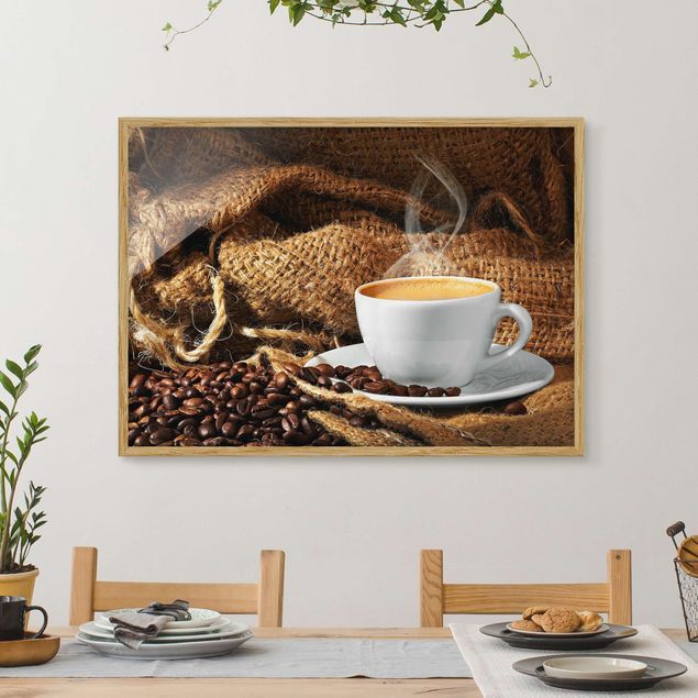 Poster con cornice - Morning Coffee - Orizzontale 3:4