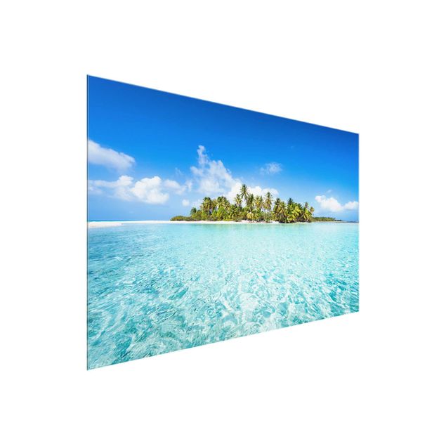 Quadro in vetro - Crystal Clear Water