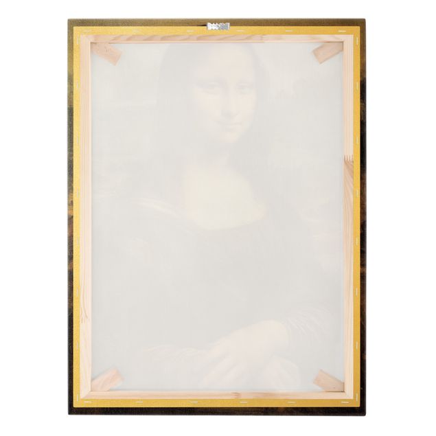Quadro su tela oro - Leonardo da Vinci - Monna Lisa
