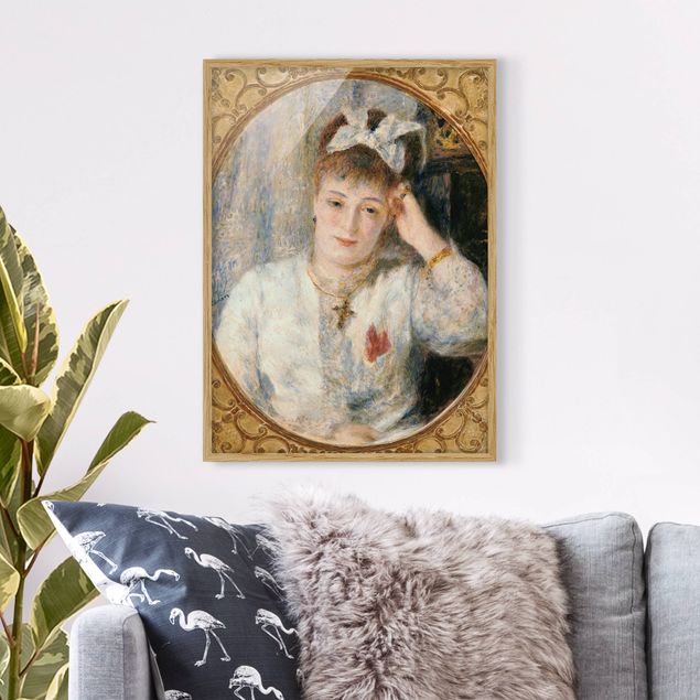 Poster con cornice - Auguste Renoir - Portrait Of Marie Murer - Verticale 4:3