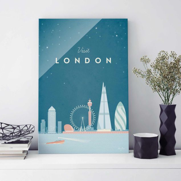 Lavagna magnetica vetro Poster di viaggio - Londra