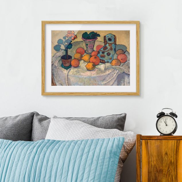 Poster con cornice - Paula Modersohn-Becker - Still Life With Oranges - Orizzontale 3:4