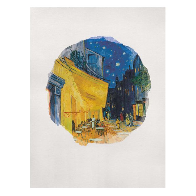 Quadri su tela - Acquarelli - Vincent Van Gogh - Terrazza del caffe annuncio Arles