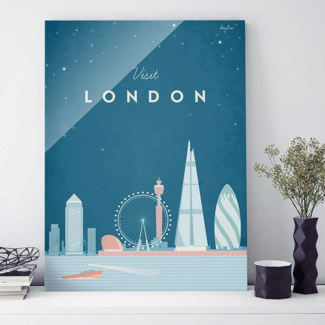 Lavagna magnetica vetro Poster di viaggio - Londra