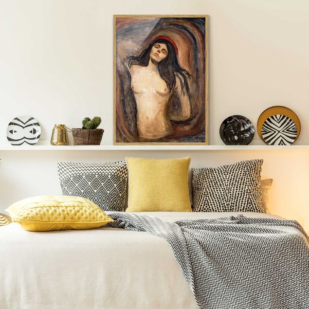 Poster con cornice - Edvard Munch - Madonna - Verticale 4:3