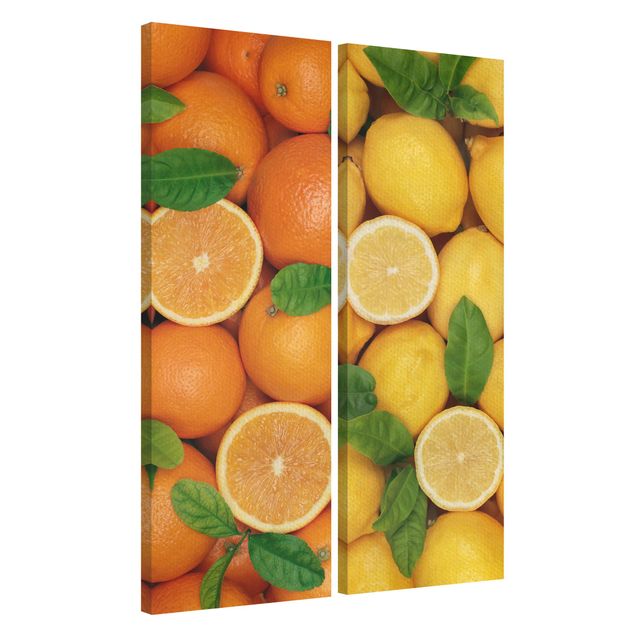 Stampa su tela 2 parti - citrus fruits - Pannello