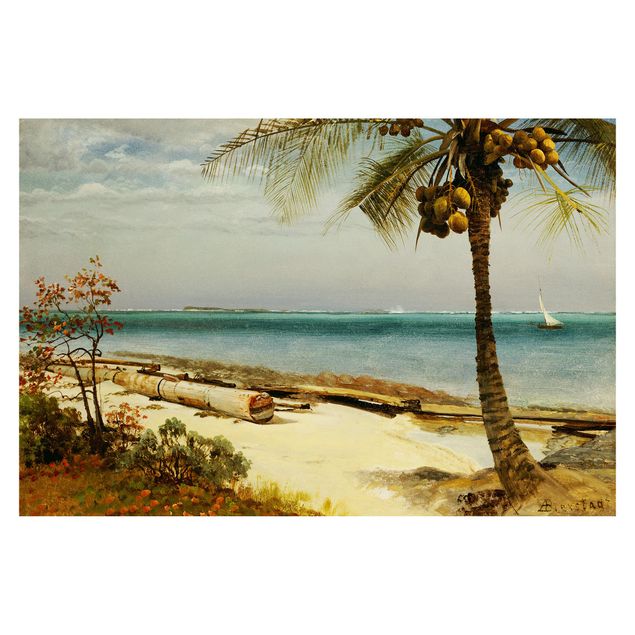Carta da parati adesiva - Albert Bierstadt - Costa nei tropici