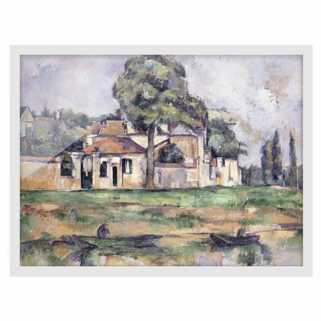 Poster con cornice - Paul Cézanne - Banks Of The Marne - Orizzontale 3:4
