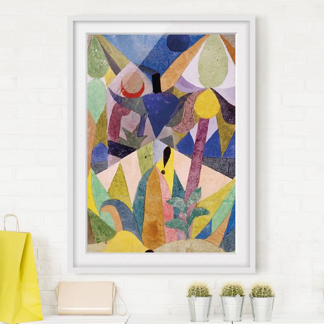 quadro astratto moderno Paul Klee - Paesaggio mite tropicale