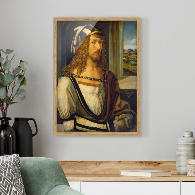 Poster con cornice - Albrecht Dürer - Self-Portrait At 26 - Verticale 4:3