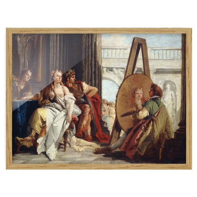 Poster con cornice - Giovanni Battista Tiepolo - Alexander The Great - Orizzontale 3:4