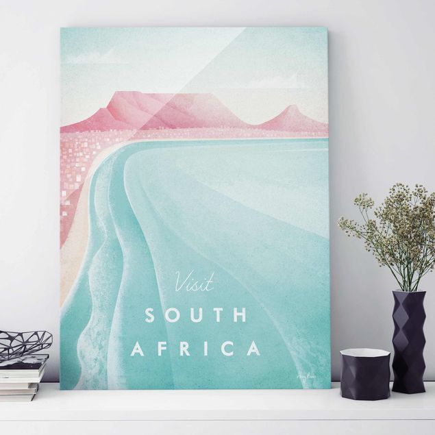 Lavagna magnetica vetro Poster di viaggio - Sudafrica