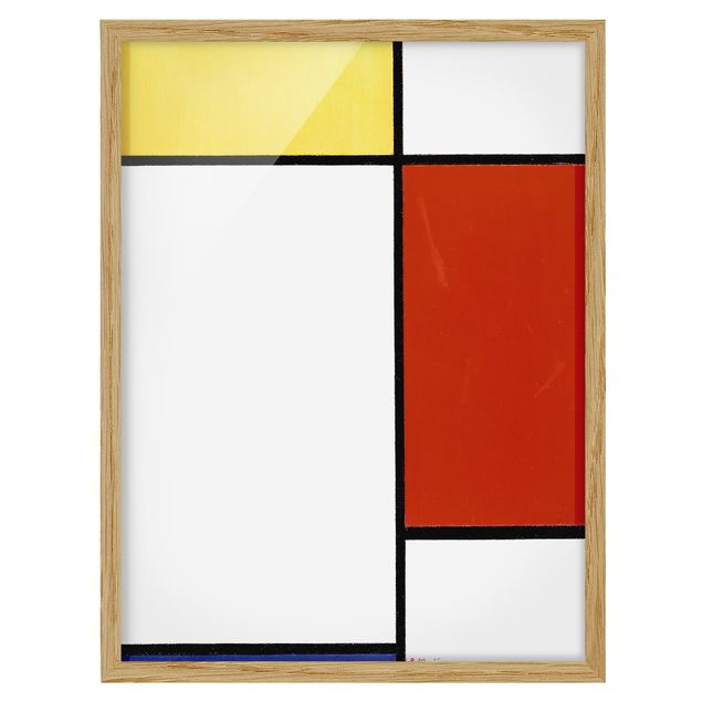 Poster con cornice - Piet Mondrian - Composition I - Verticale 4:3