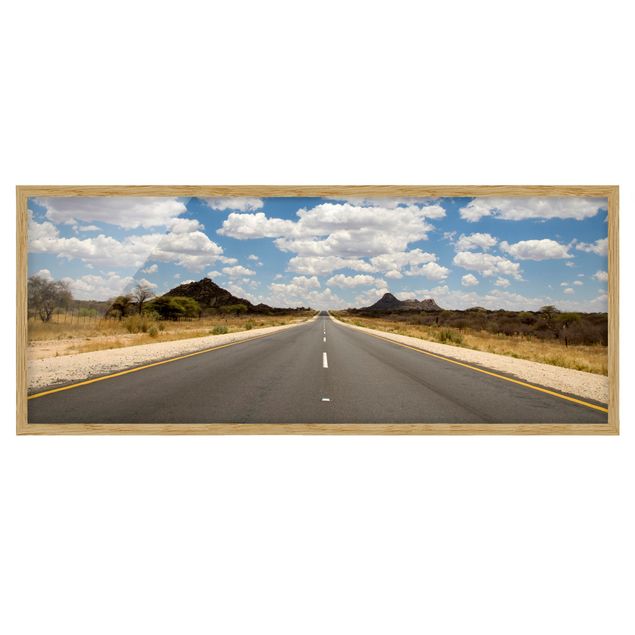 Poster con cornice - Route 66 - Panorama formato orizzontale
