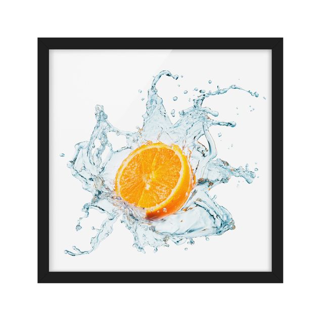Poster con cornice - Fresh Orange - Quadrato 1:1