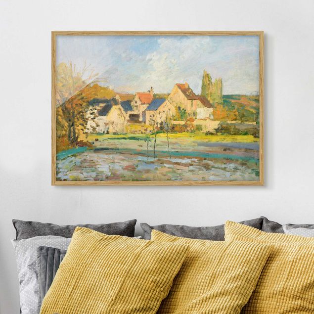Poster con cornice - Camille Pissarro - Countryside At Pontoise - Orizzontale 3:4