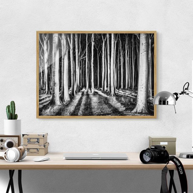 Poster con cornice - Ghost Forest - Orizzontale 3:4